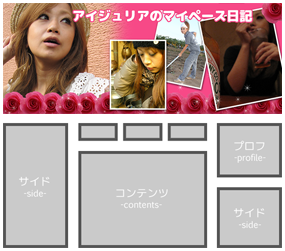 アピールの強いヘッダー