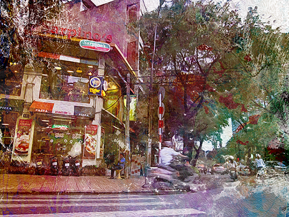 油絵タッチ完成