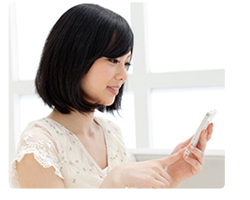 スマホ女性