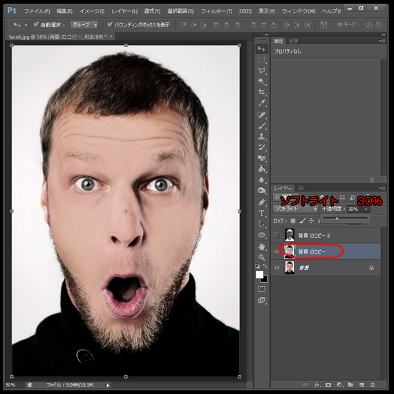 ソフトライト30%